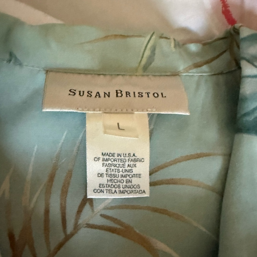 Susan Bristol Mint Set Buttoned Top + Maxi Skirt Size L - Picture 7 of 12